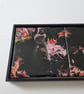 (3) Abstract Fluid Art mounted as a Black Triptych in a Black Frame - Image 2