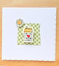 Card & magnet. - Image 1