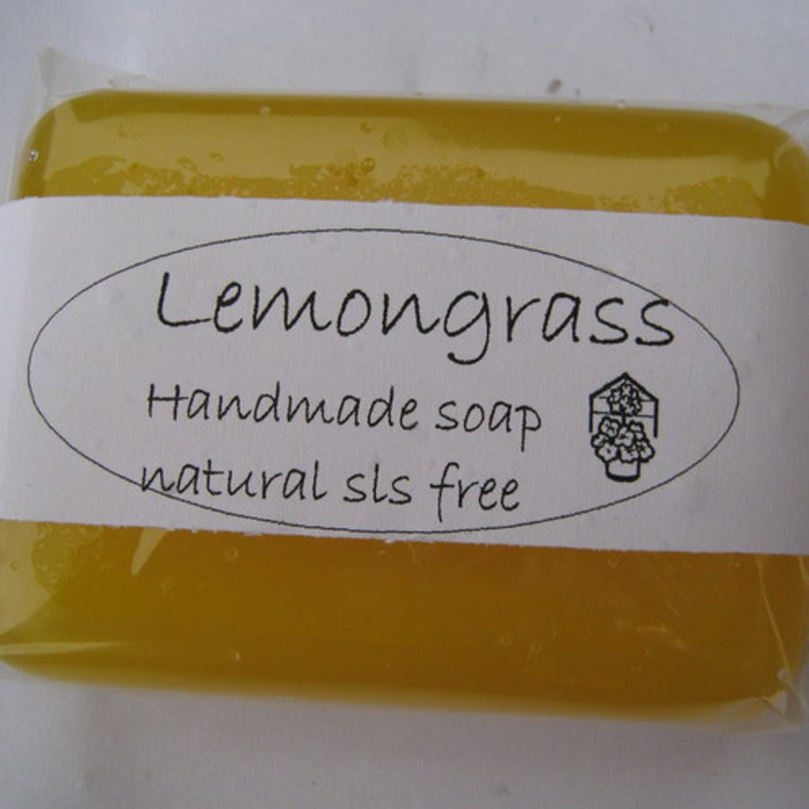 Lemongrass Handmade soap SLS Free
