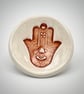 Ceramic Hamsa Hand ring dish - Image 4