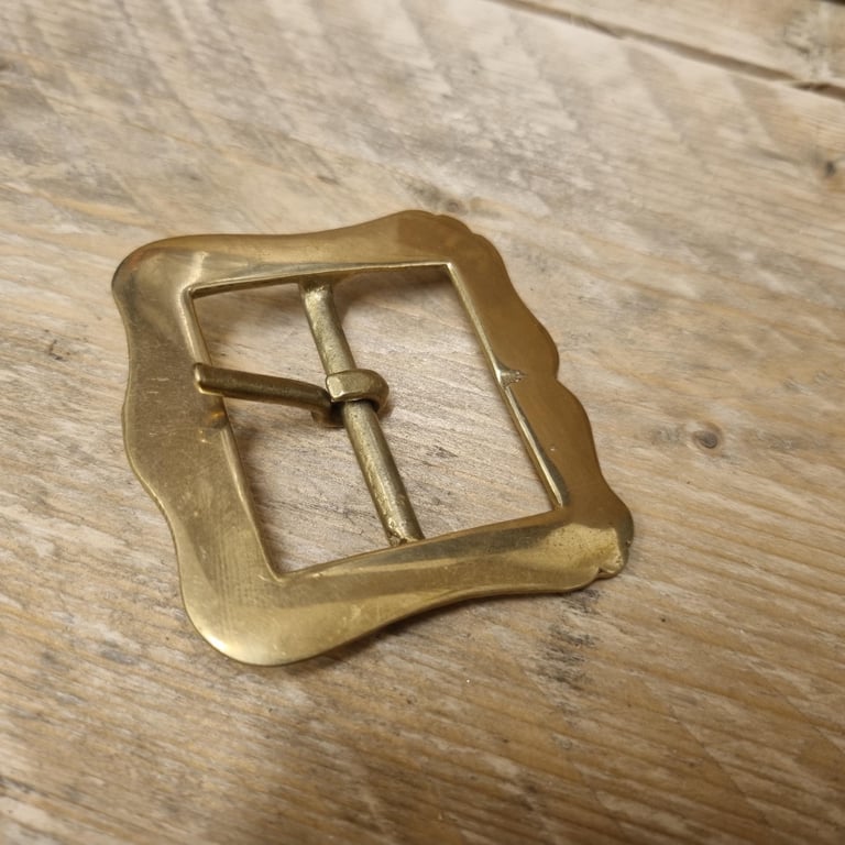 45mm Rustic Style Solid Brass Belt Buckle
