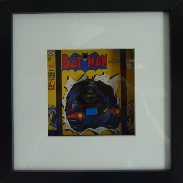 Lego Batman Mini figure Superhero Wall Art - Framed Picture Comics