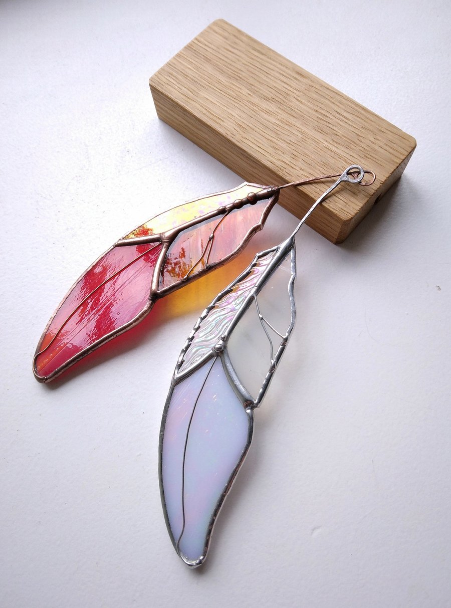 Stained Glass Answer Feather