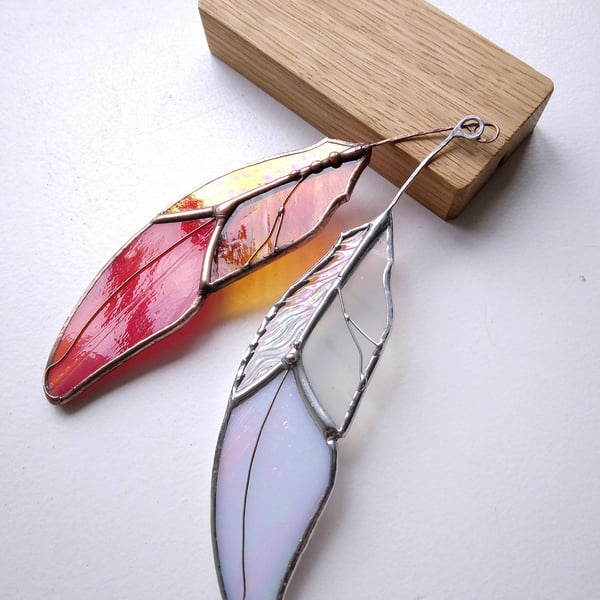 Stained Glass Answer Feather