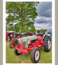  Vintage Ford Tractors Greeting Card A5