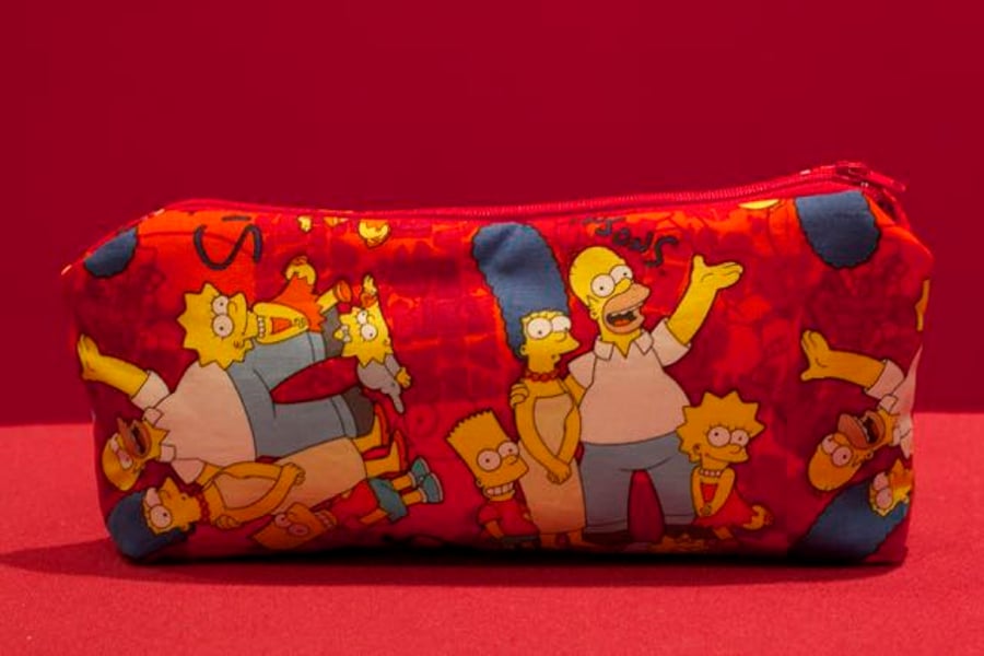 Simpsons Red Pencil Case