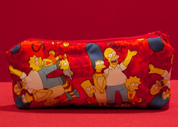 Simpsons Red Pencil Case
