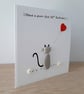 Pebble Art Cat Birthday Card: Handmade Personalized Age Card - Image 5