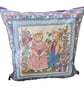 Kitsch Ginger cats looking like Mum & Dad handmade 45cm cushion with new pad