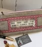 Large Linen Make Up Bag - Image 8