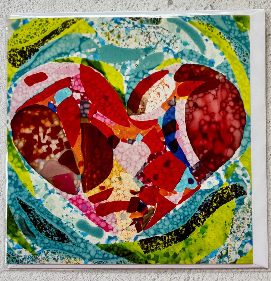 Heartfelt Planet Art Card