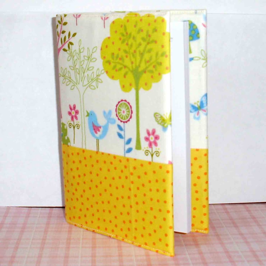 Diary bright yellow trees and birds SALE PRICE