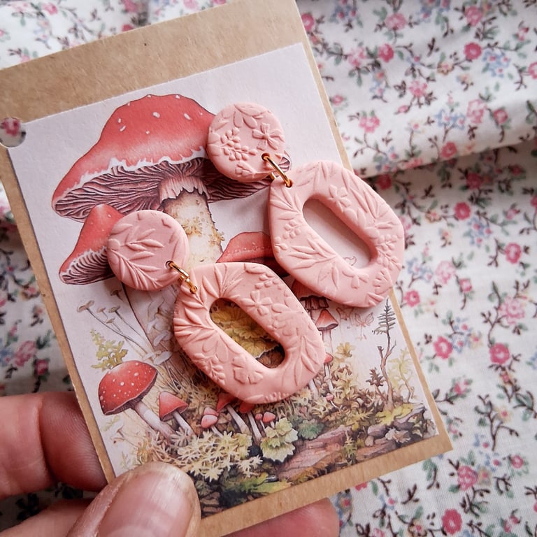 CLEARANCE! polymer clay earrings handmade- reduced-no 32