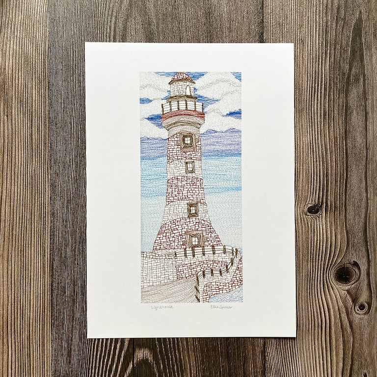 Lighthouse Nature Giclée Art Print