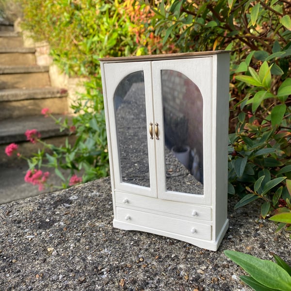 Dolls house wardrobe country style 1:12 scale handmade 