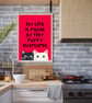 Funny Cat Poster - My Life Is Ruled by Tiny Furry Overlords  - Image 2