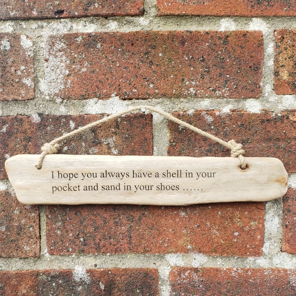 Driftwood sign