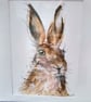  Mounted A4  or A3 signed Art Print, Hare - Image 5