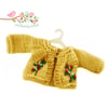 Reserved for Beverly - Flax Embroidered Cardigan 