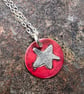 Copper and Silver Star Necklace - Image 2