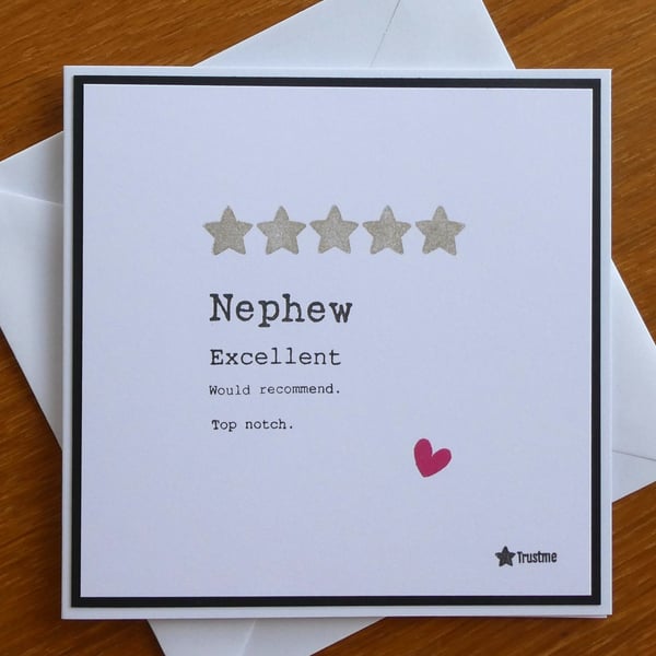 Nephew Birthday Card