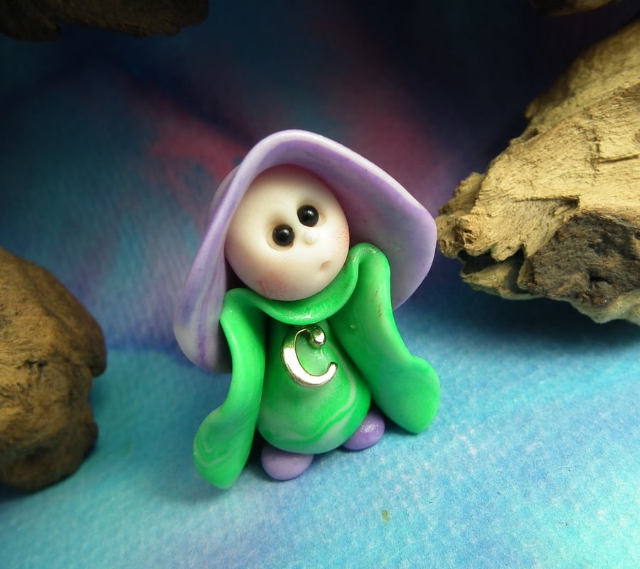 Alphabet Initial Gnome 'C' OOAK Sculpt by Ann Galvin