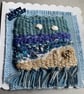 A pretty woven birthday card 