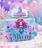 Personalised Mermaid Birthday Party Boxes Set of 6 Under the Sea Favours