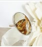 Picture Jasper Ring size U ,  sterling silver Gemstone Ring Hallmarked - Image 3