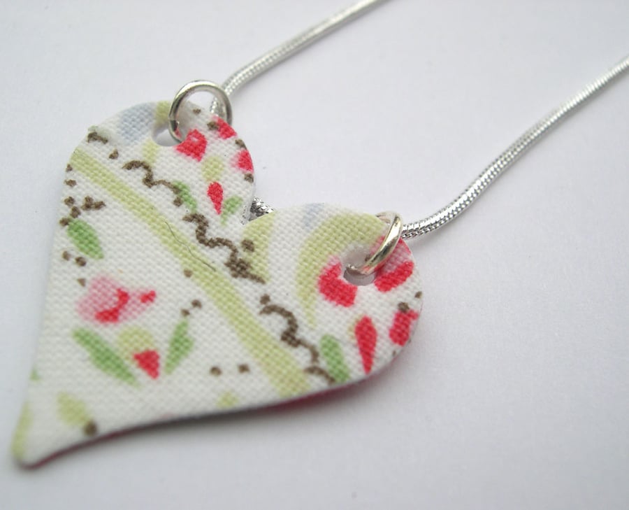 Hardened Fabric Cath Kidston Ditsy Floral Necklace