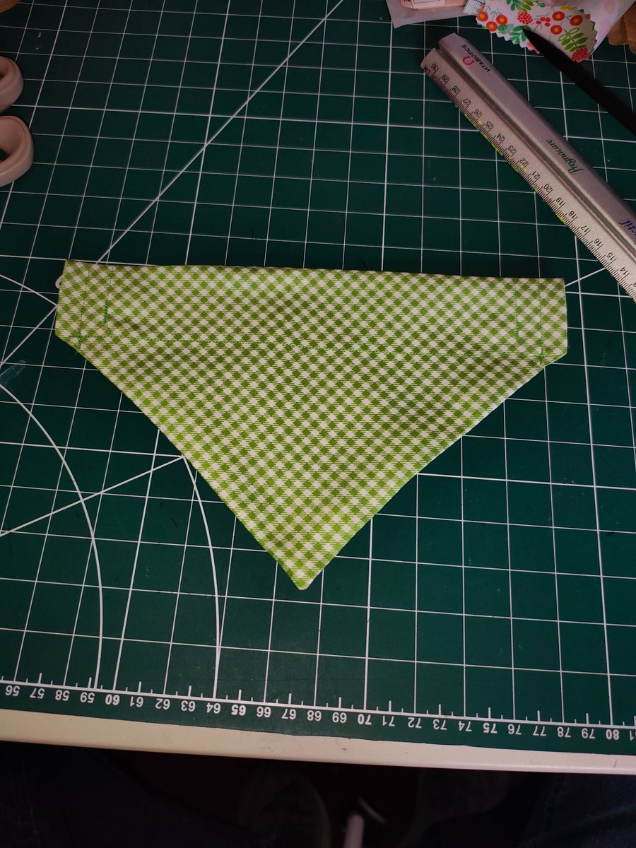 Bright handmade dog bandana 