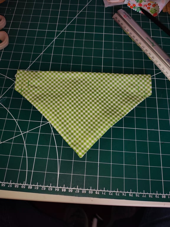 Bright handmade dog bandana 