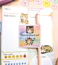 Rainbow Cat "Born to Stand Out" Vinyl Sticker, Introvert Laptop Art (Die Cut)