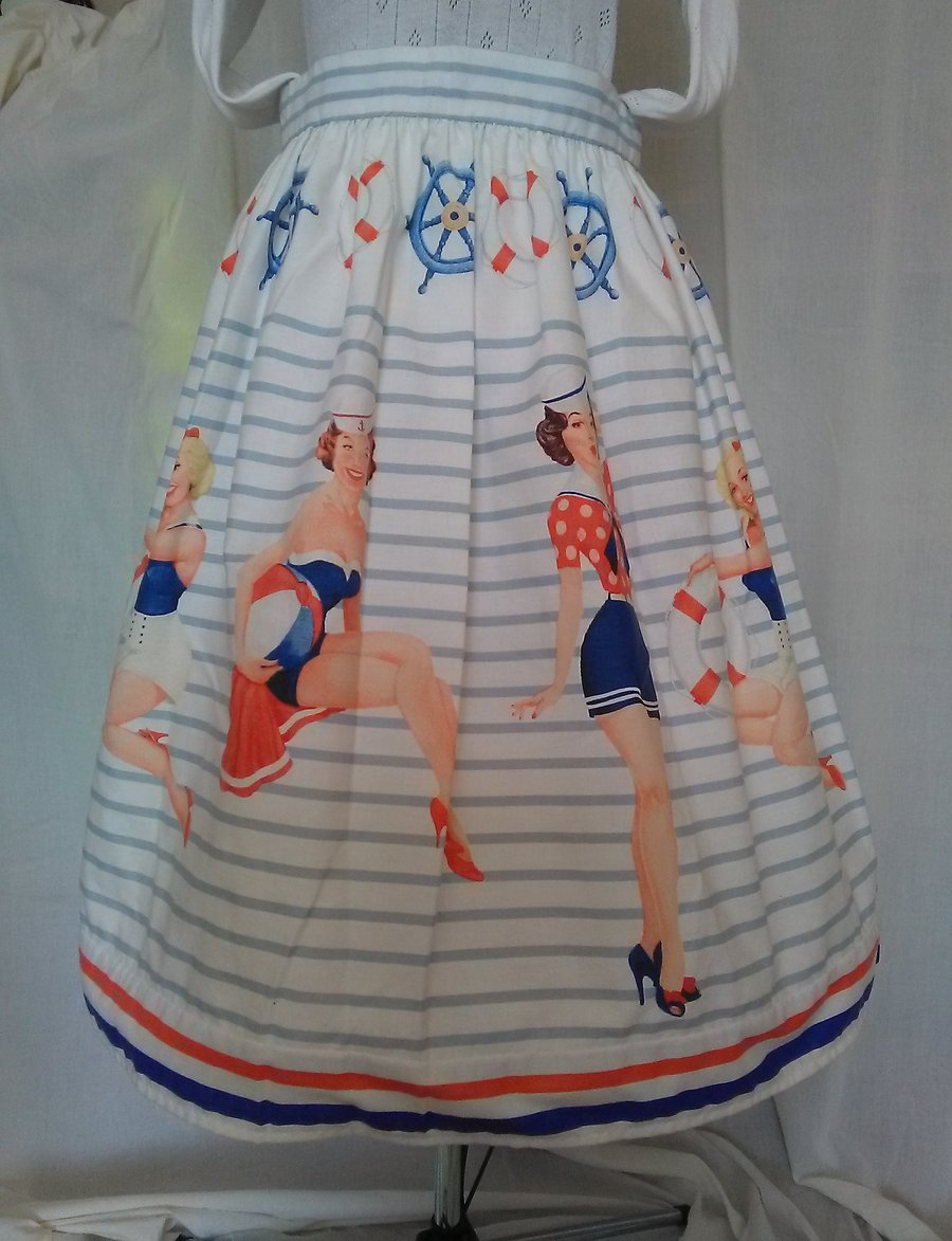 1950's retro kitsch skirt
