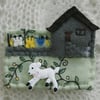 +Spring farm brooch+