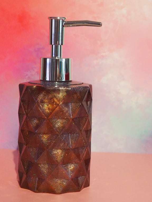 Soap Dispenser in Copper and Silver