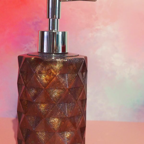 Soap Dispenser in Copper and Silver