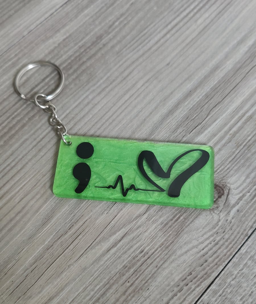 Mental health awareness keyring - Folksy
