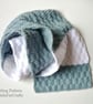 KNITTING PATTERN - Boys Textured Scarf - Knitting for beginner - Image 1