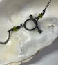 Chunky Serpentine Jade and oxidised silver necklace - Image 3
