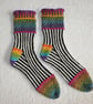Socks 4ply Knitting. Multicolour Sock Knitting Pattern PDF Download PDF Pattern - Image 1