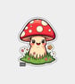 Funny Vinyl Sticker For Adults - Cute Mushroom