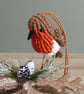 Macrame robin tree decoration, hanging robin, 