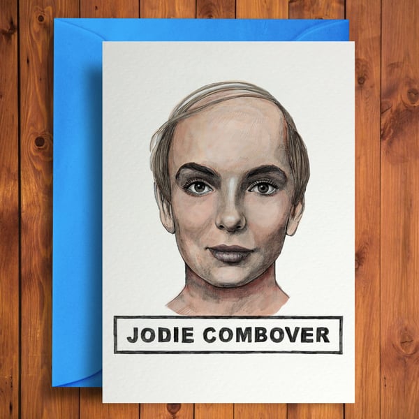 Jodie Combover - Funny Birthday Card