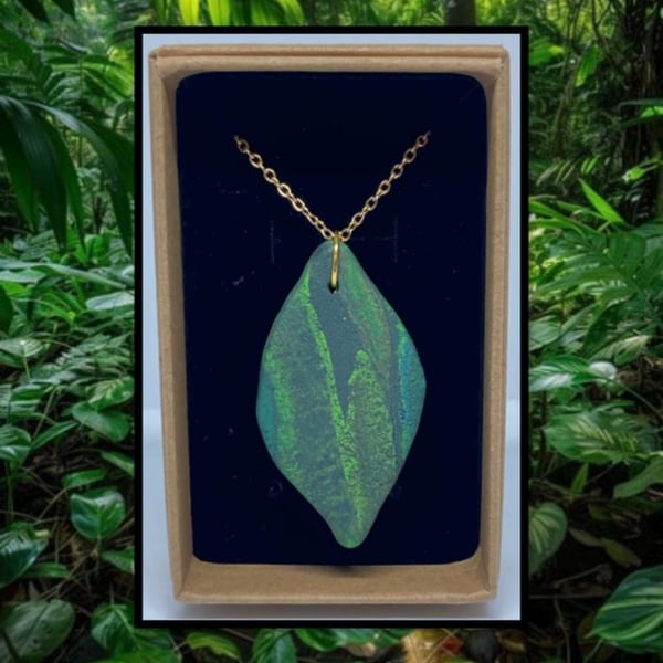 Jungle lightweight clay earrings