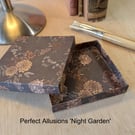 A handmade, ultra-thin gift box - 'Night Garden'
