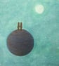 Romantic Moon Space Print, Valentines Art Gift, Stars Soul Mate, Spiritual Love - Image 1
