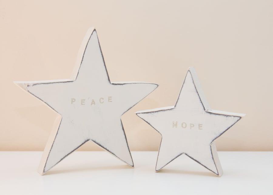 Wooden Star   (large)