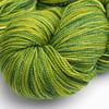 SALE: Garden Faeries - Silver Sparkly Superwash Merino 4 ply yarn