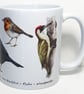 British Birds - 11oz Ceramic Mug - Plain or Birthday - Image 2